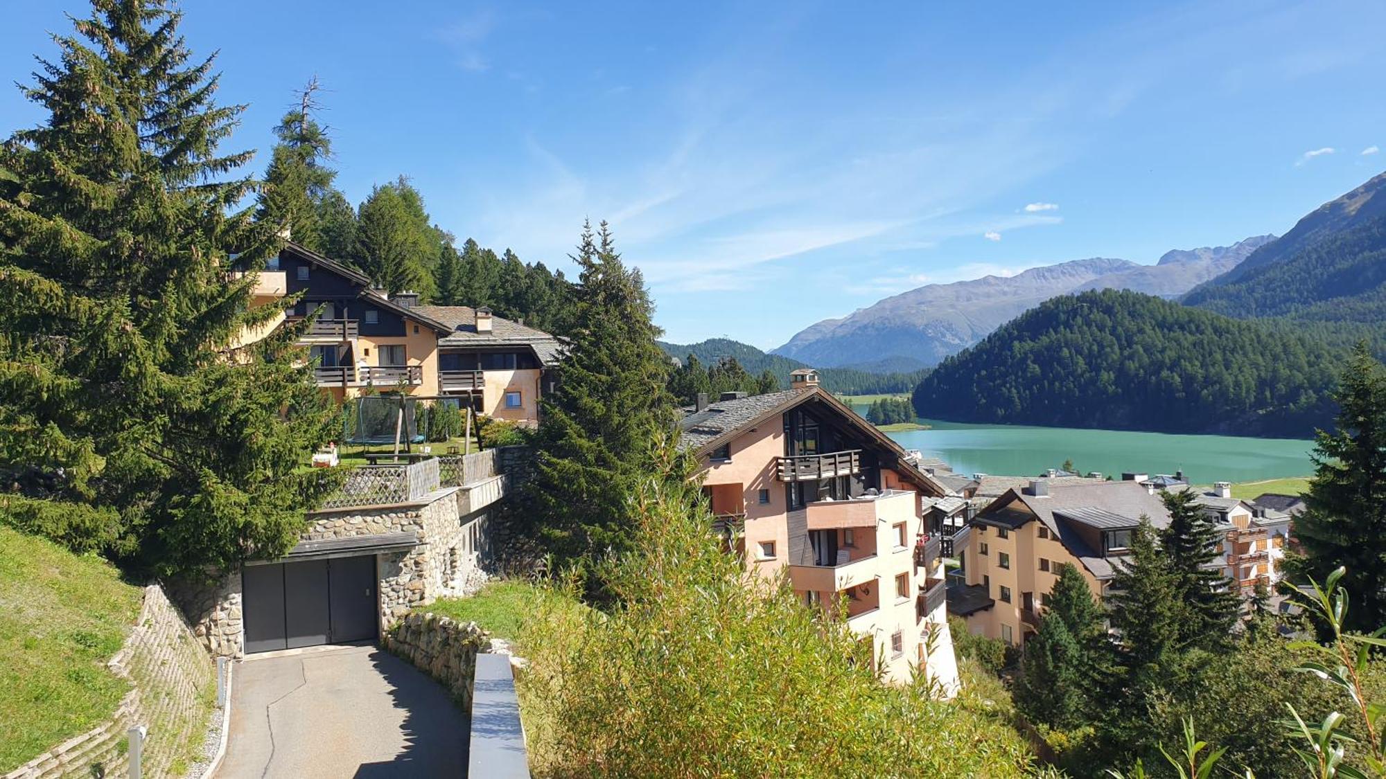 Appartamento Chesa Bellaval, Haus La Vuolp 2-Zimmer-Dachwohung Silvaplana Esterno foto